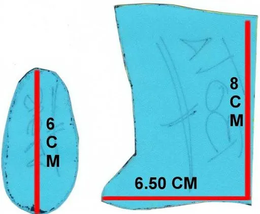 Patrones de zapatos muñecas - Imagui