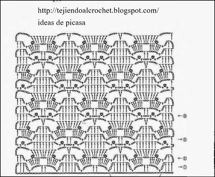 PATRONES=GANCHILLO = CROCHET = GRAFICOS =TRICOT = DOS AGUJAS ...