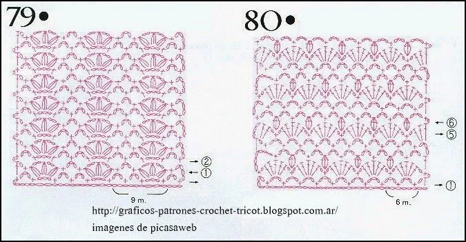 PATRONES=GANCHILLO = CROCHET = GRAFICOS =TRICOT = DOS AGUJAS ...