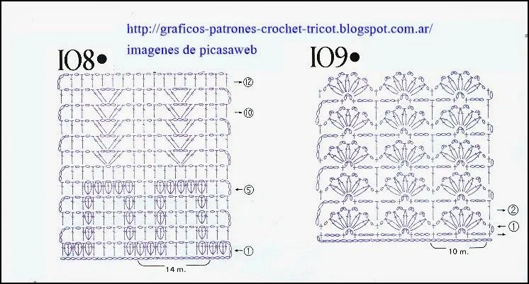 PATRONES=GANCHILLO = CROCHET = GRAFICOS =TRICOT = DOS AGUJAS ...