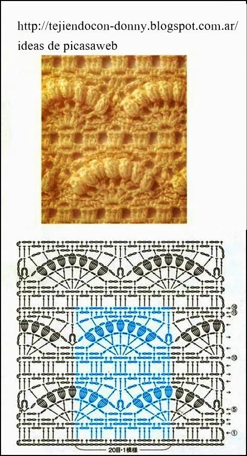 PATRONES=GANCHILLO = CROCHET = GRAFICOS =TRICOT = DOS AGUJAS ...