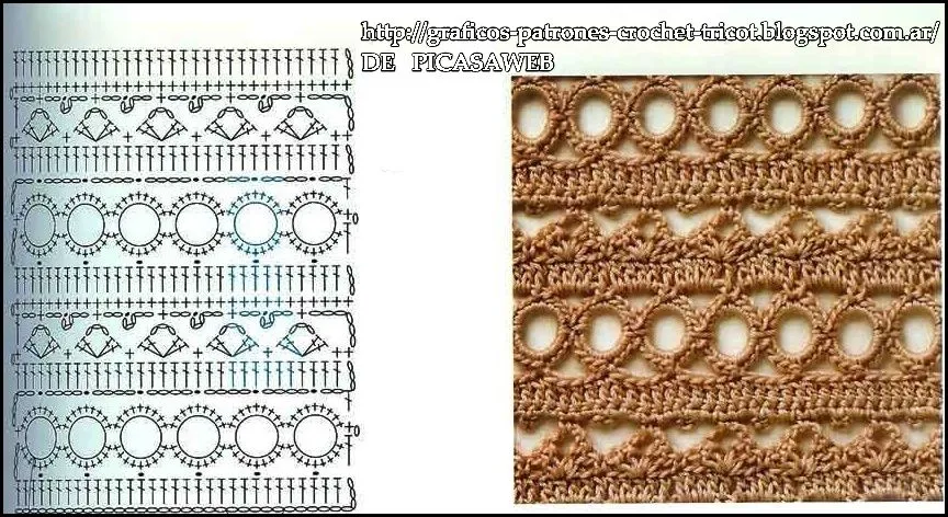 PATRONES=GANCHILLO = CROCHET = GRAFICOS =TRICOT = DOS AGUJAS ...