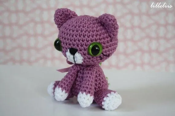 PATRÓN Little kitty ganchillo patrón patrón de por lilleliis PATRÓN Little kitty ganchillo patrón patrón de por lilleliis