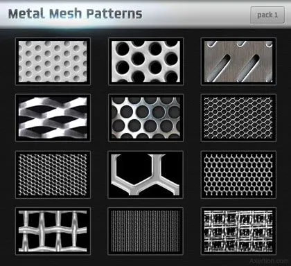 Patterns de motivos metálicos para Photoshop | portafolio blog Patterns de motivos metálicos para Photoshop | portafolio blog