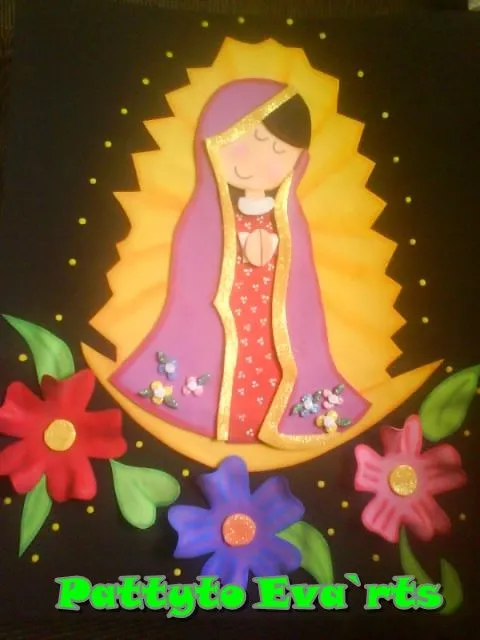 Pattyto Eva`rts: Virgencita Moderna en Foami