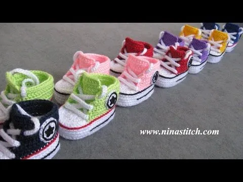 Patucos Beb All Star A Crochet Parte I Videos De | Free Lotto ...
