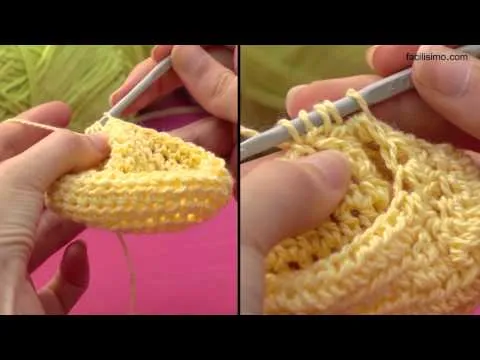 Tejer patucos bebé. - YouTube