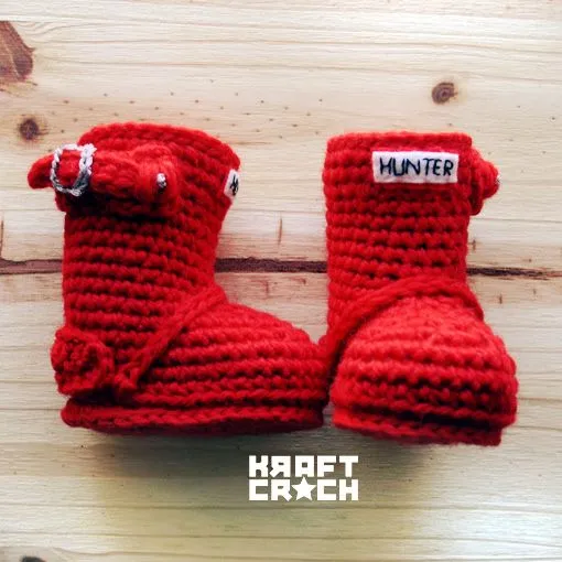 kraftcroch: ☂ baby botitas de agua