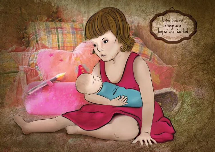 Embarazo a temprana edad dibujos - Imagui