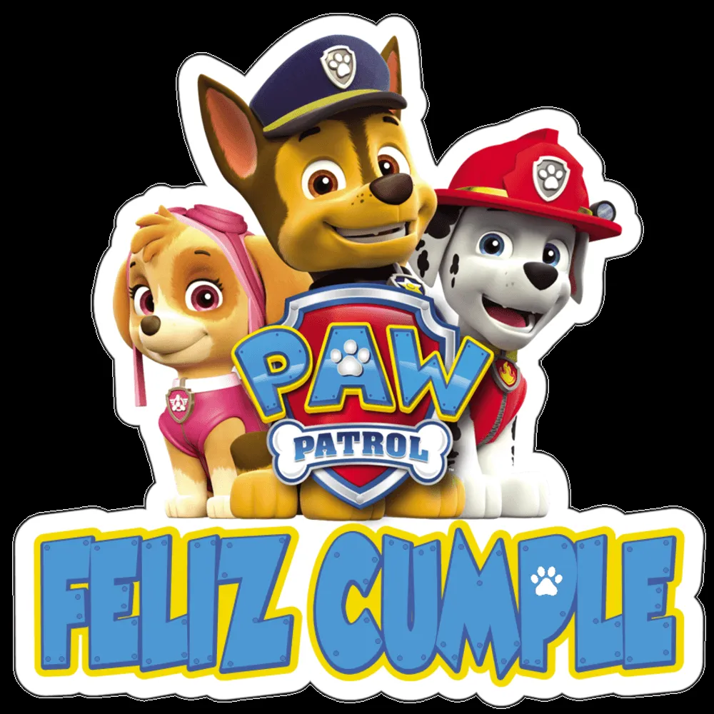 Paw Patrol Feliz Cumpleaños - El Taller de Hector | Imprimibles feliz  cumpleaños, Fiesta infantil paw patrol, Carteles de feliz cumple