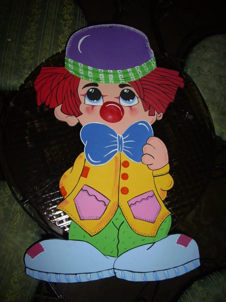 Payaso en foami | Manualidades