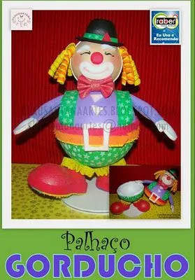 Moldes: Dulcero fofucho payaso | Todo en GOMA EVA Moldes: Dulcero fofucho payaso | Todo en GOMA EVA