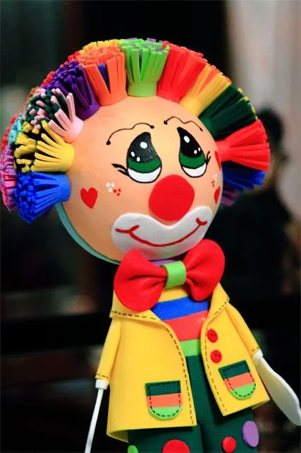 Payaso en microporoso - Imagui