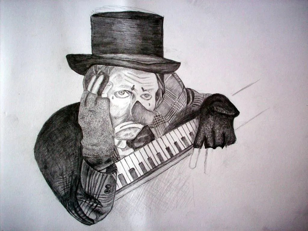 Payasos para dibujar a lapiz - Imagui