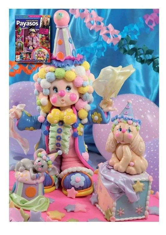Payaso por Leticia Suarez del Cerro | FIMO,Masa Flexible o Pasta ... Payaso por Leticia Suarez del Cerro | FIMO,Masa Flexible o Pasta ...