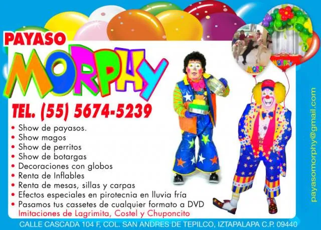 Payasos Fiestas Infantiles