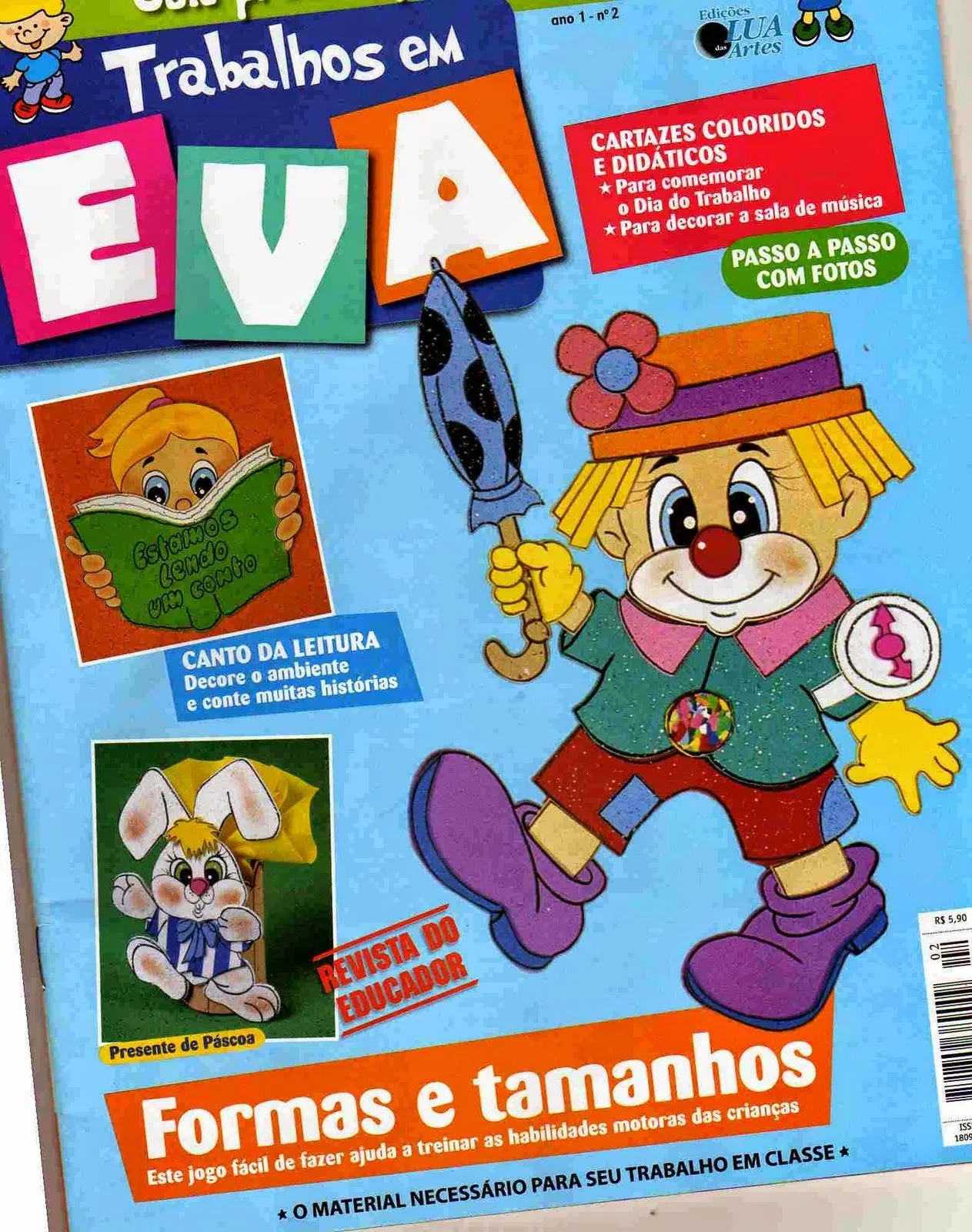 Payasos en goma eva - moldes | Revistas de manualidades Gratis Payasos en goma eva - moldes | Revistas de manualidades Gratis