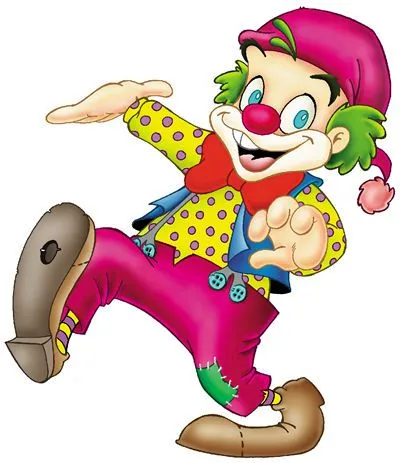 Dibujo de payasos en foami - Imagui