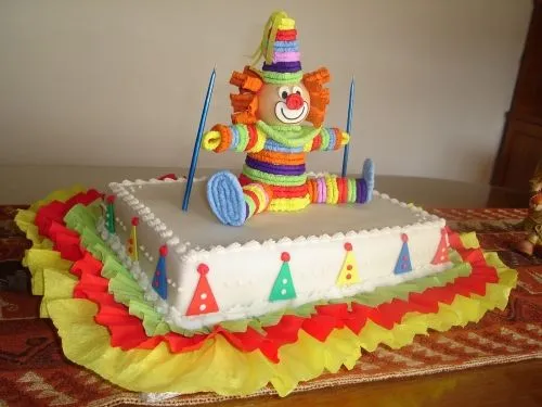 Torta con payasos - Imagui