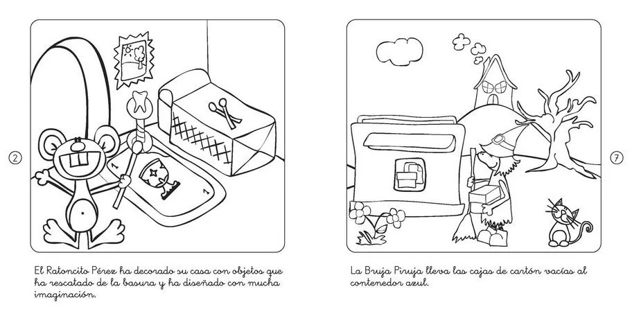 Cuentos infantiles para leer y colorear - Imagui