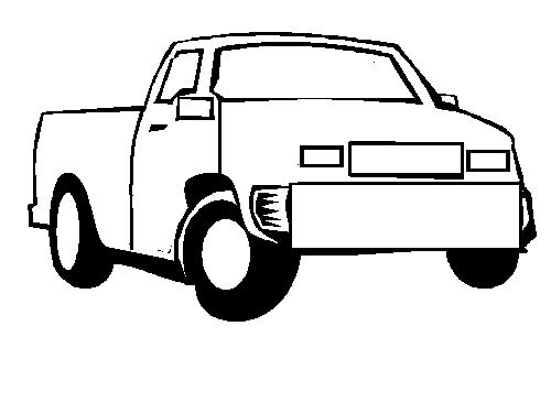 Camionetas para pintar e imprimir - Imagui