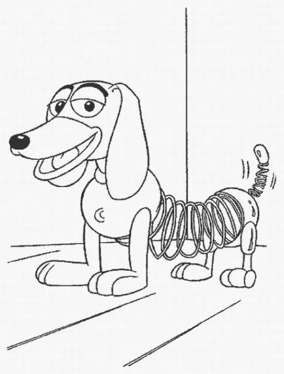 PC Technical - Slinky el perro de Toy Story para colorear PC Technical - Slinky el perro de Toy Story para colorear