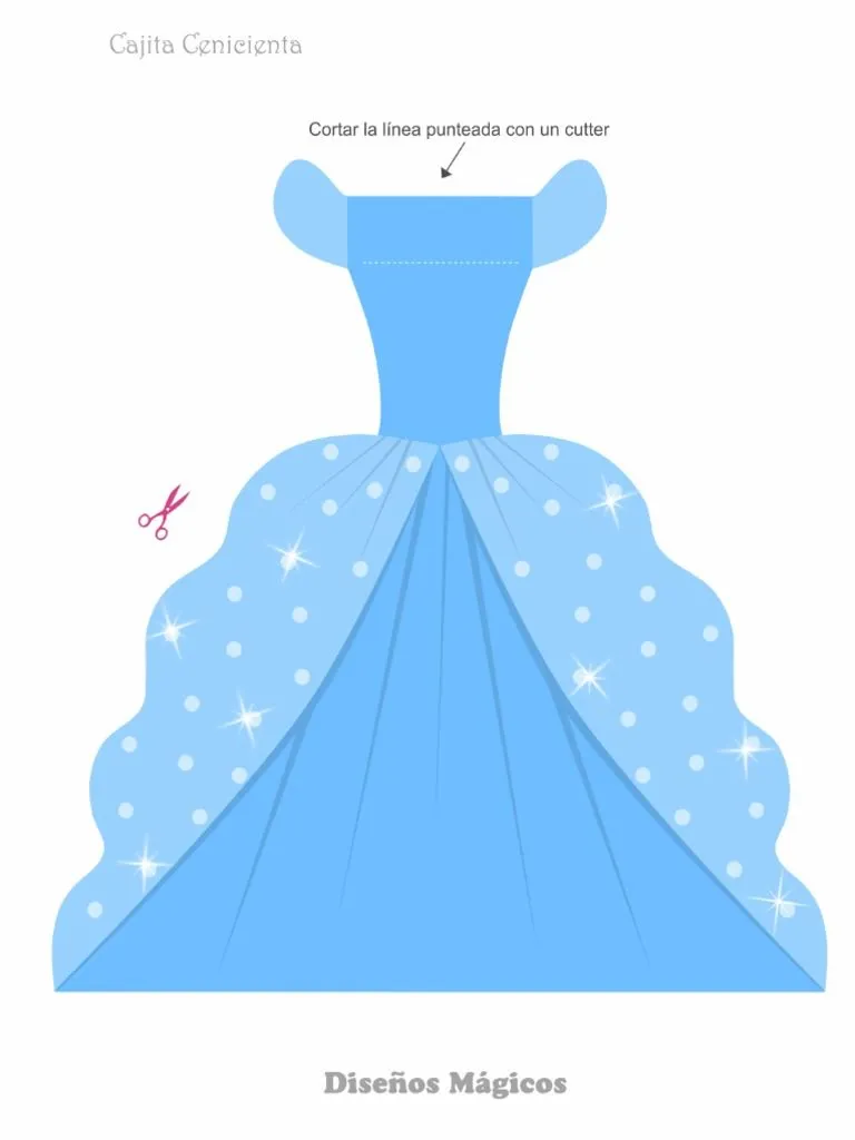 PDF Cajita Vestido Cenicienta-2 | PDF