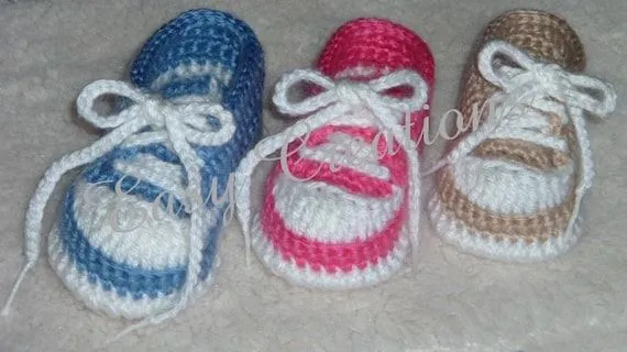 PDF CROCHET patrón bebé béisbol zapatos tenis por easycreations PDF CROCHET patrón bebé béisbol zapatos tenis por easycreations
