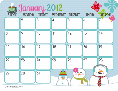 PDF gratis: calendari 2012