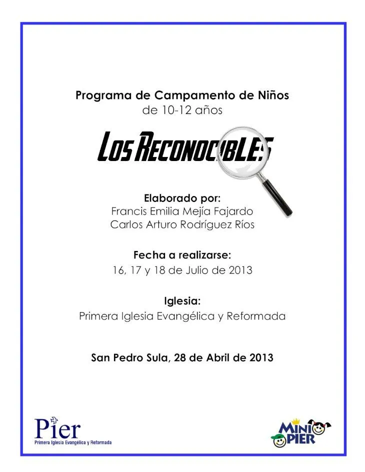 PDF) Programa de Campamento Cristiano para preadolescentes y adolescentes - DOKUMEN.TIPS PDF) Programa de Campamento Cristiano para preadolescentes y adolescentes - DOKUMEN.TIPS