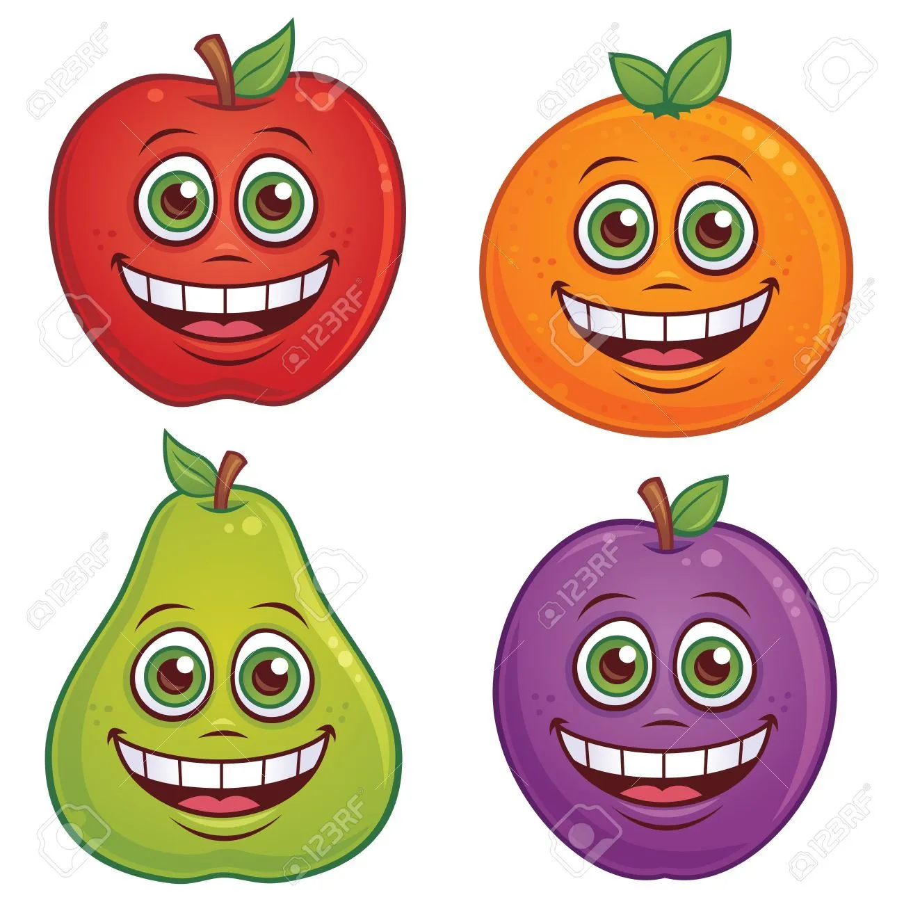 Peras Y Manzanas Imágenes De Archivo, Vectores, Peras Y Manzanas ...