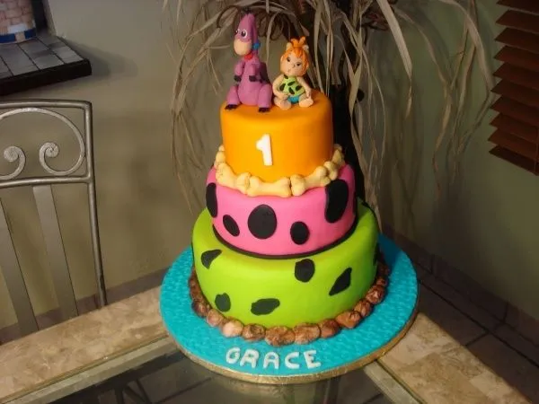 Pebbles Cake ~ cute! | PICAPIEDRAS | Pinterest | Beautiful Cakes ...