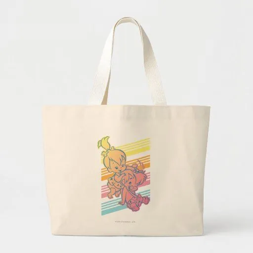 PEBBLES™ que prepara Bam Bam Bolsa Tela Grande | Zazzle PEBBLES™ que prepara Bam Bam Bolsa Tela Grande | Zazzle