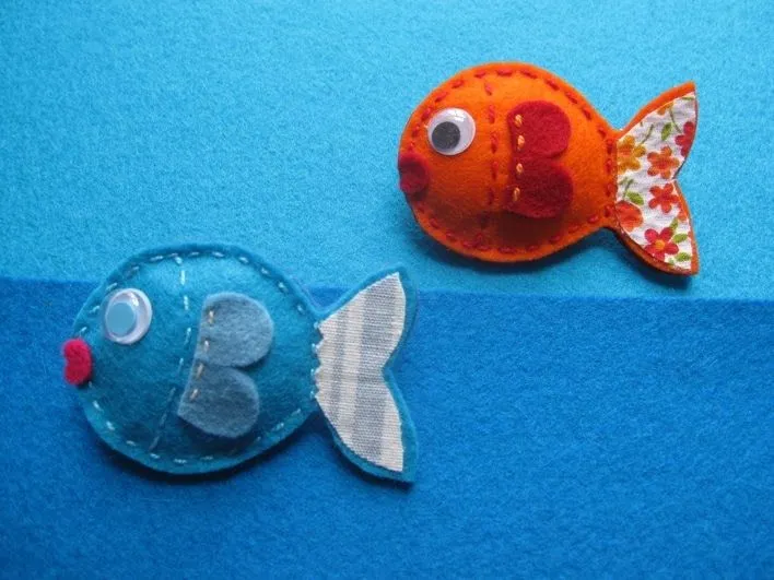 Peces en fieltro - Imagui