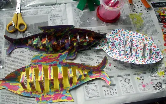 Peces de Cartulina Decorados | Manualidades Infantiles Peces de Cartulina Decorados | Manualidades Infantiles