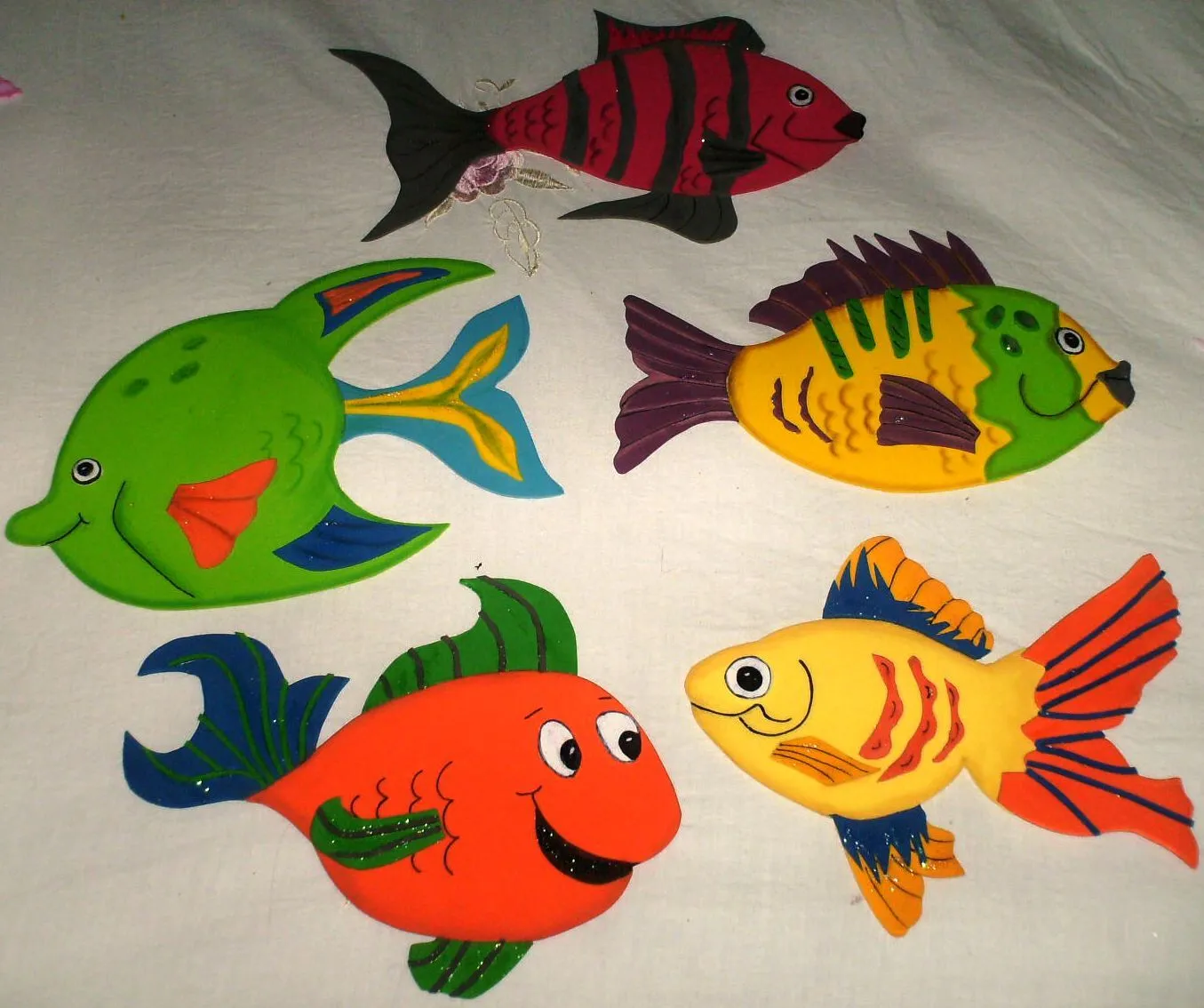 Figuras de peces en foami - Imagui