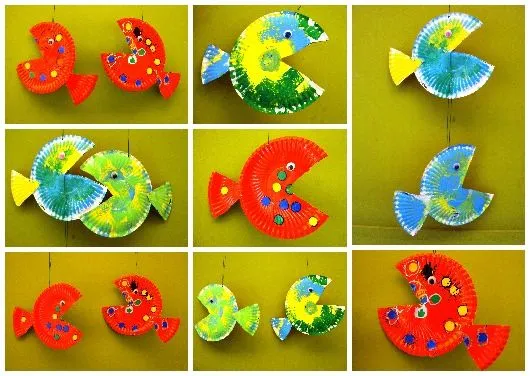 Peces | Manualidades InfantilesManualidades Infantiles