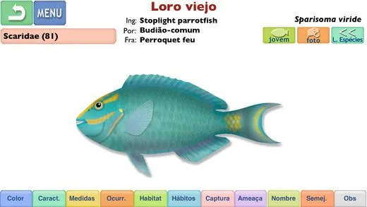 Peces Marinos - Guía de Identificación en App Store