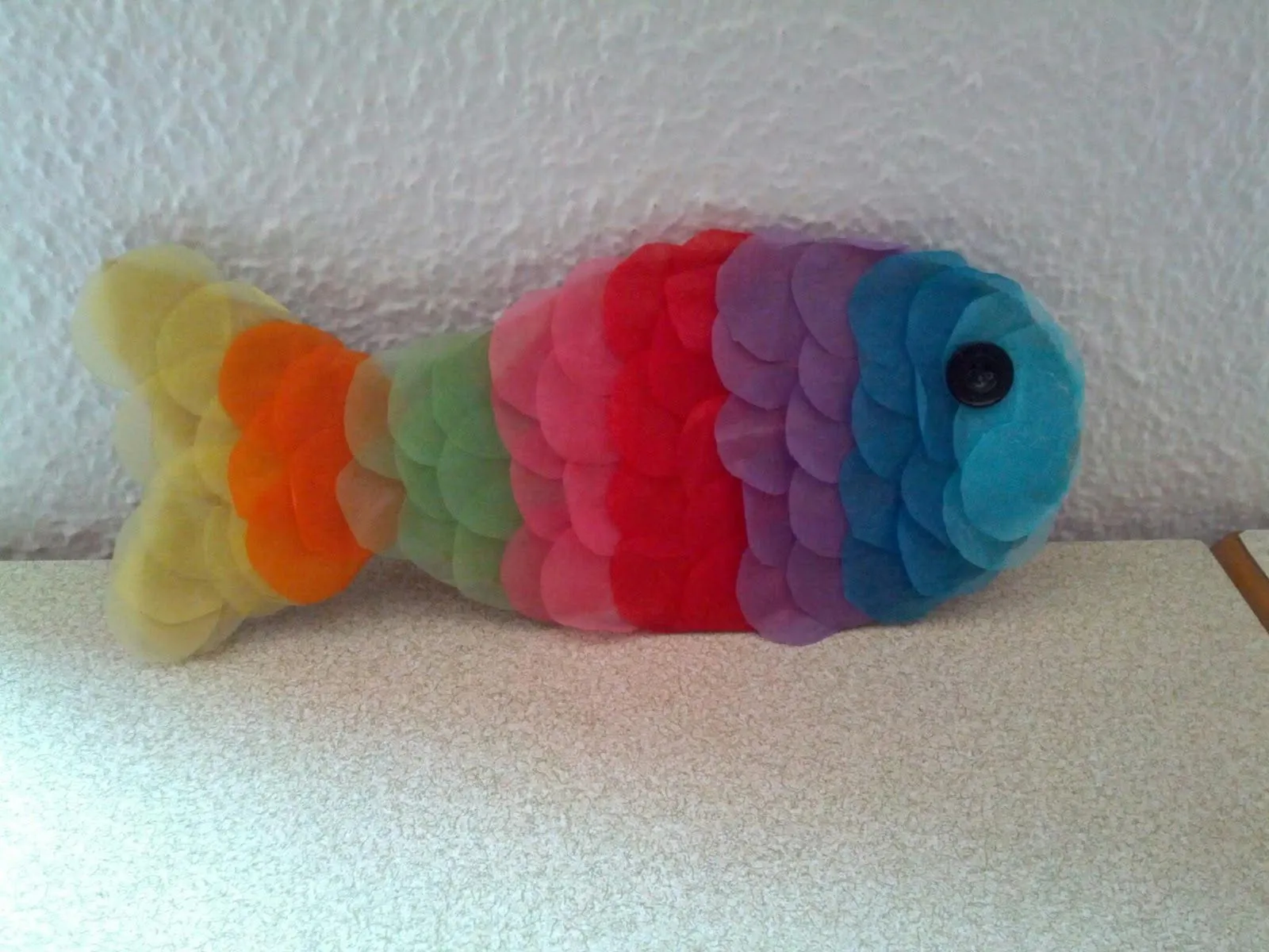Peces de papel de seda | Buscadoras de Gamusinos Peces de papel de seda | Buscadoras de Gamusinos