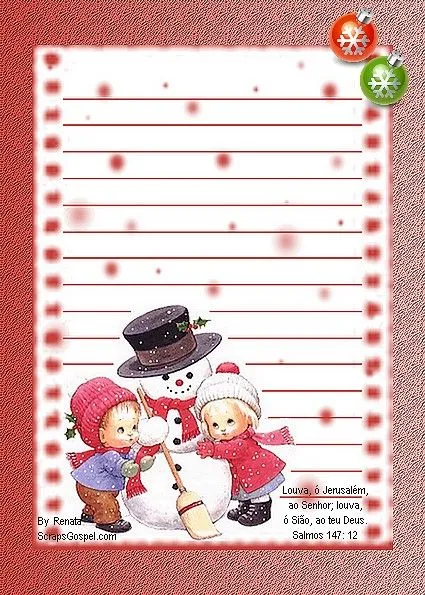 Pedagógiccos: PAPEL DE CARTA PARA ESCREVER PARA O PAPAI NOEL - parte 2 Pedagógiccos: PAPEL DE CARTA PARA ESCREVER PARA O PAPAI NOEL - parte 2