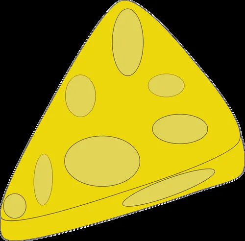 Pedazo de imagen vectorial de queso | Vectores de dominio público