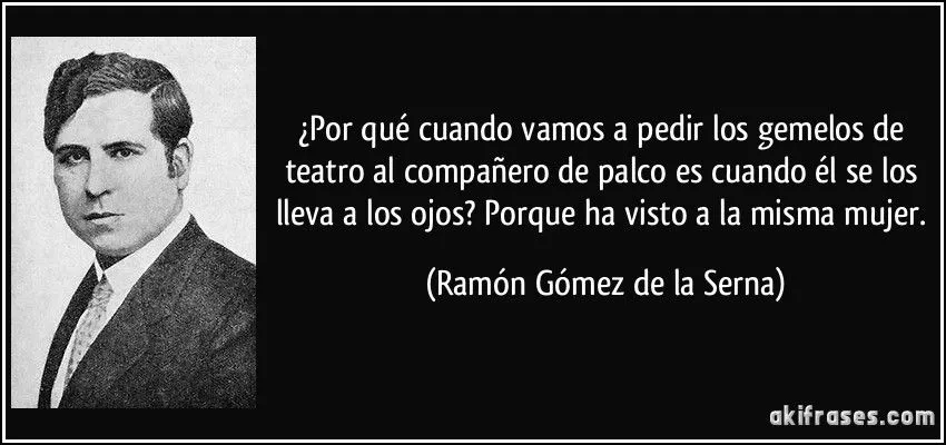 Por qué cuando vamos a pedir los gemelos de teatro al...