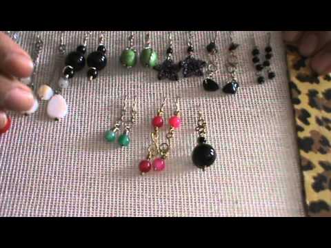 Aretes, Bisuteria, Alambre, Pedreria¡¡ - YouTube