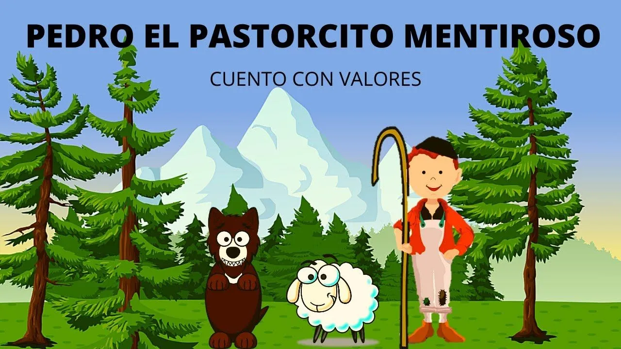 PEDRO, EL PASTORCITO MENTIROSO/ CUENTOS CON VALORES para niños/En español - YouTube PEDRO, EL PASTORCITO MENTIROSO/ CUENTOS CON VALORES para niños/En español - YouTube