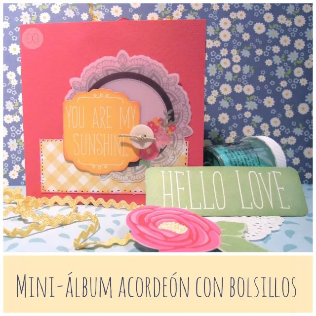 Pega papel o tijeras: Tutorial: Mini-álbum acordeón con bolsillos