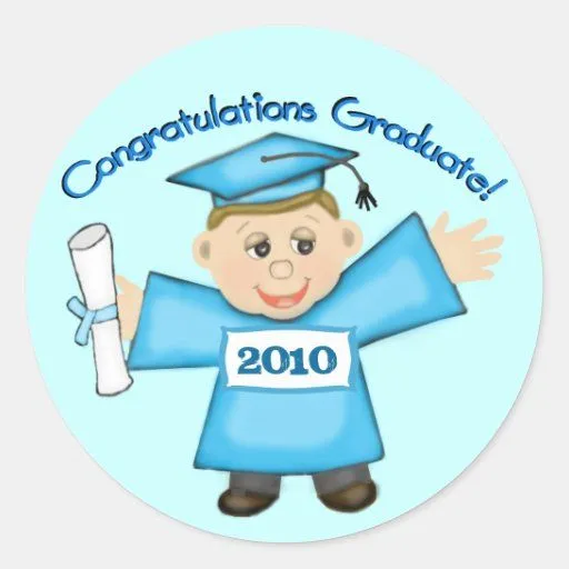 Pegatina de encargo de los muchachos del graduado de Zazzle. Pegatina de encargo de los muchachos del graduado de Zazzle.