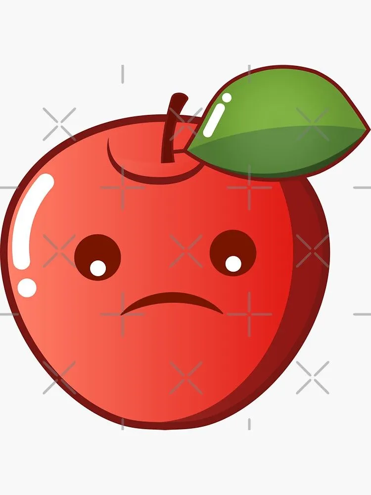 Pegatina for Sale con la obra «Manzana Triste, Fruta Linda» de KawaiSticker | Redbubble Pegatina for Sale con la obra «Manzana Triste, Fruta Linda» de KawaiSticker | Redbubble