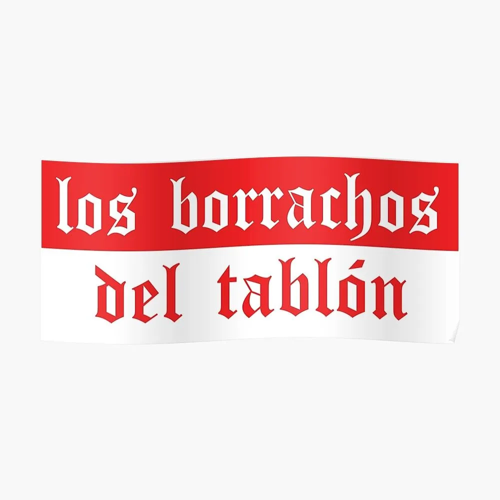 Pegatina for Sale con la obra «River Plate - Los Borrachos Del Tablon» de  crossesdesign | Redbubble