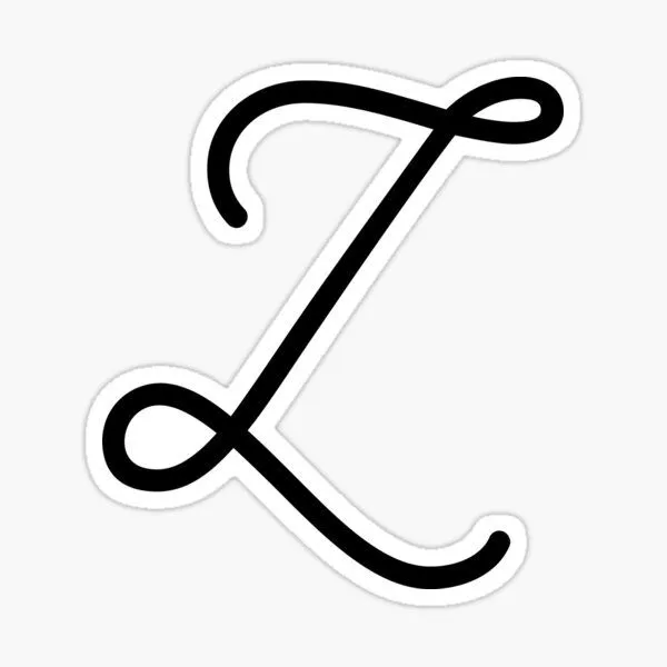 Pegatina for Sale con la obra «Z cursiva» de Jose234 | Redbubble