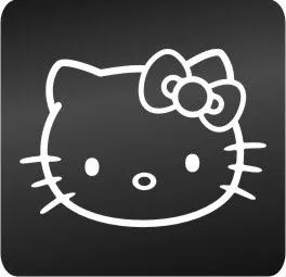 Pegatina Hello Kitty - Adhesivo de vinilo